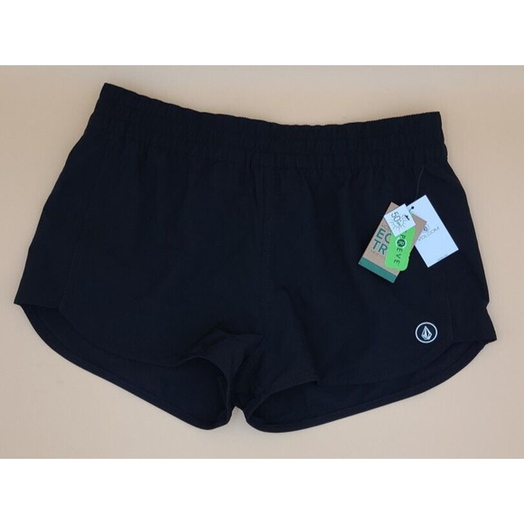 VOLCOM Boardshorts Swimwear Simply Solid 2" Swim Shorts Bottom Black XL NWT - Picture 5 of 6